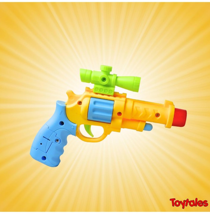 Plastic revolver toy gun